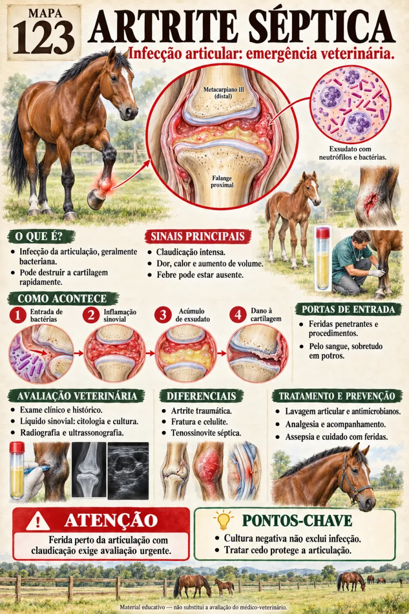 Mapa visual de Clínica Médica de Equinos